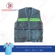 ÁO KỸ SƯ (GILE) 6 TÚI XÁM ĐẬM